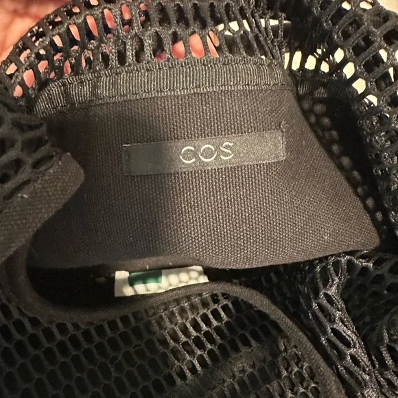 COS Black Mesh Tote Bag - Picture 3 of 6